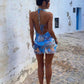 Leosoxs Tie - Dye Print Dress - Hovaline